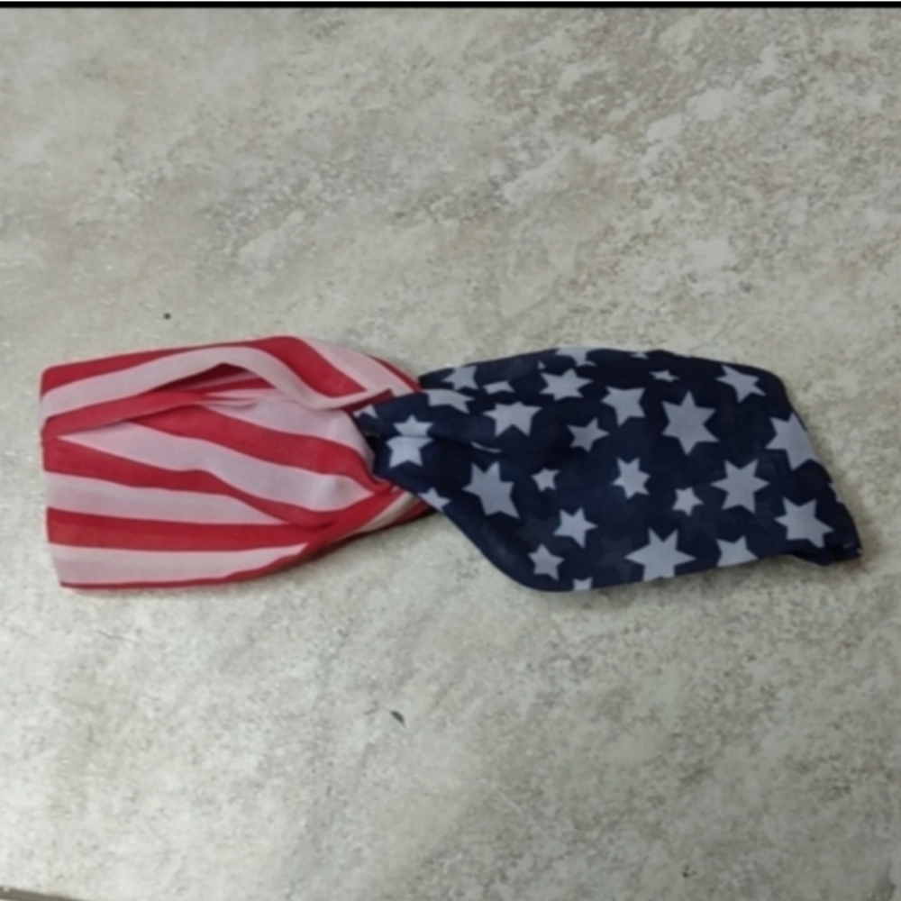 American Flag Head Band